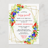 Summer Mixed Berries Baby Shower Briefkaart (Voorkant)