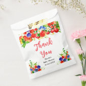Summer Mixed Berries Baby Shower Thank You Bedankzakje (Gezegeld)