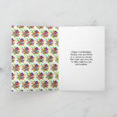 Summer Mixed Berries Birthday Kaart (Binnen)