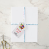 Summer Mixed Berries Bridal Shower Thank You Cadeaulabel (Met Touw)