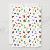 Summer Mixed Berries Vrijgezellenfeest Kaart (Achterkant)