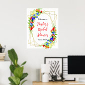 Summer Mixed Berries Vrijgezellenfeest Welkomstbor Poster (Thuiskantoor)