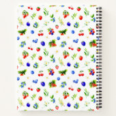 Summer Mixed Berries Wedding Guest Book Notitieboek (Achterkant)