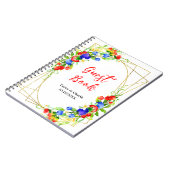 Summer Mixed Berries Wedding Guest Book Notitieboek (Linkerzijde)