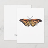 Summer Monarch Note Card Notitiekaartje (Voorkant / Achterkant)