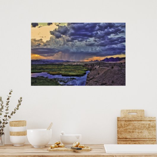 Summer Monsoons Wall Art Poster (Keuken)