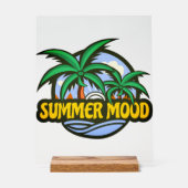 Summer Mood Acryl Bord (Voorkant)