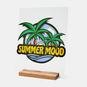 Summer Mood Acryl Bord