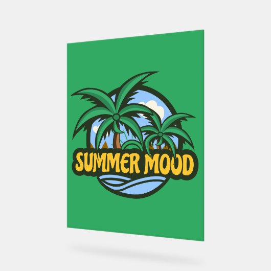 Summer Mood Acryl Bord (Hoek)