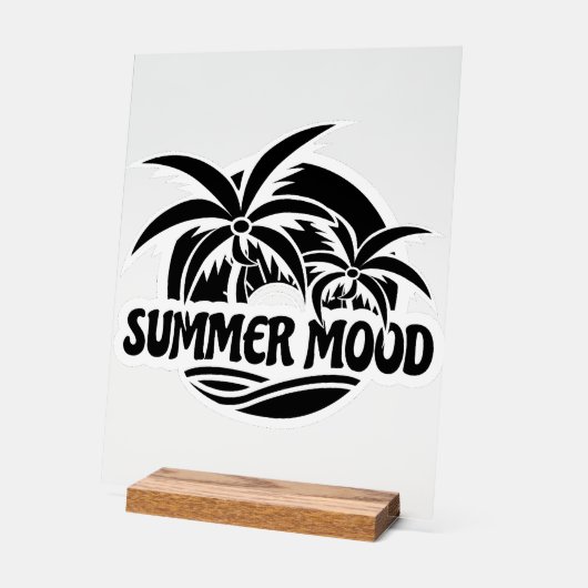 Summer Mood Acryl Bord (Hoek)