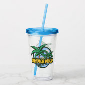 Summer Mood Acryl Drinkbeker (Achterkant)