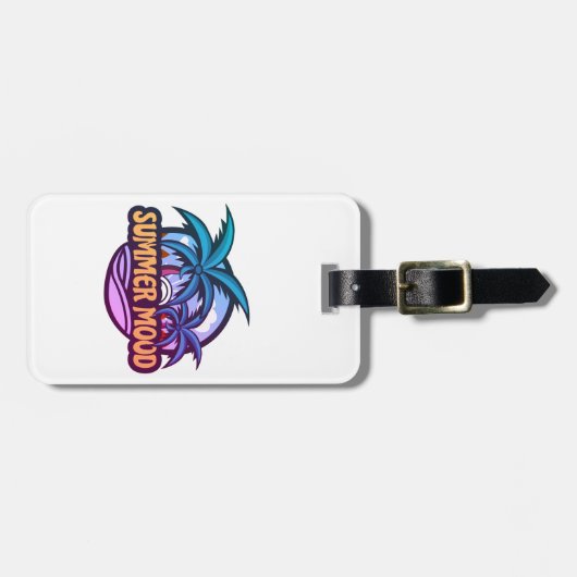 Summer Mood Bagagelabel (Voorkant horizontaal)