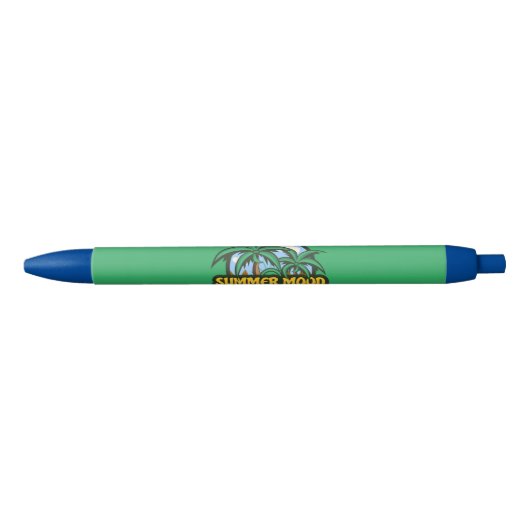 Summer Mood Blauwe Inkt Pen (Voorkant)