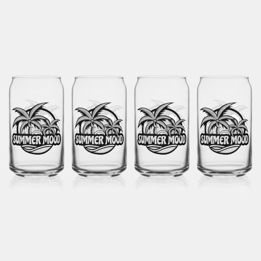 Summer Mood Blikvorm Glas (Voorkant)
