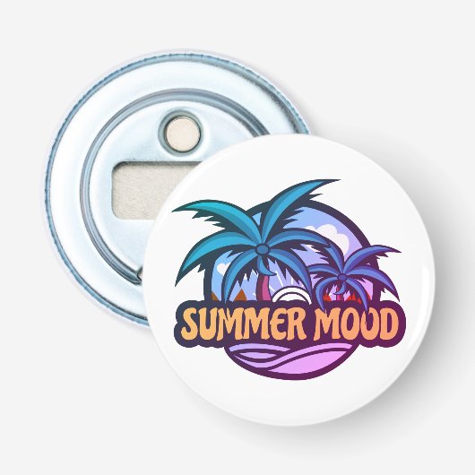 Summer Mood Button Flesopener (Voorkant)