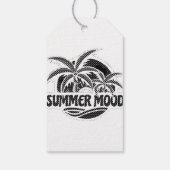 Summer Mood Cadeaulabel (Achterkant)