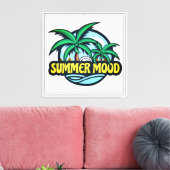 Summer Mood Canvas Afdruk (Insitu (Woonkamer))
