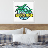 Summer Mood Canvas Afdruk (Insitu (Slaapkamer))