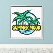 Summer Mood Canvas Afdruk (Insitu (Houten vloer))