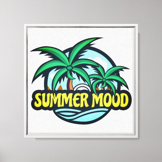 Summer Mood Canvas Afdruk (Voorkant)