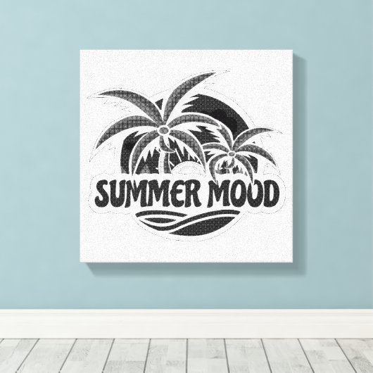 Summer Mood Canvas Afdruk (Insitu (Houten vloer))