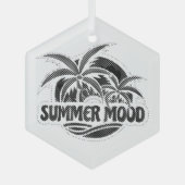Summer Mood Glas Ornament (Voorkant)