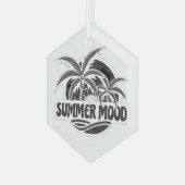 Summer Mood Glas Ornament (Voorkant links)