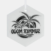Summer Mood Glas Ornament (Achterkant)