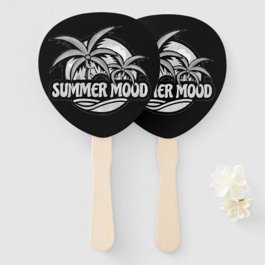 Summer Mood Handwaaier (Voorkant en achterkant)