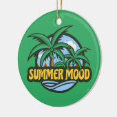 Summer Mood Keramisch Ornament (Links)