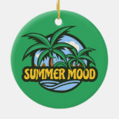 Summer Mood Keramisch Ornament (Achterkant)