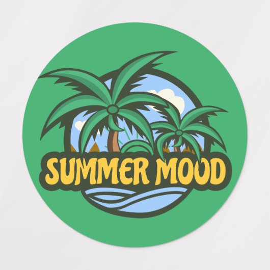 Summer Mood Labels (Design 1)