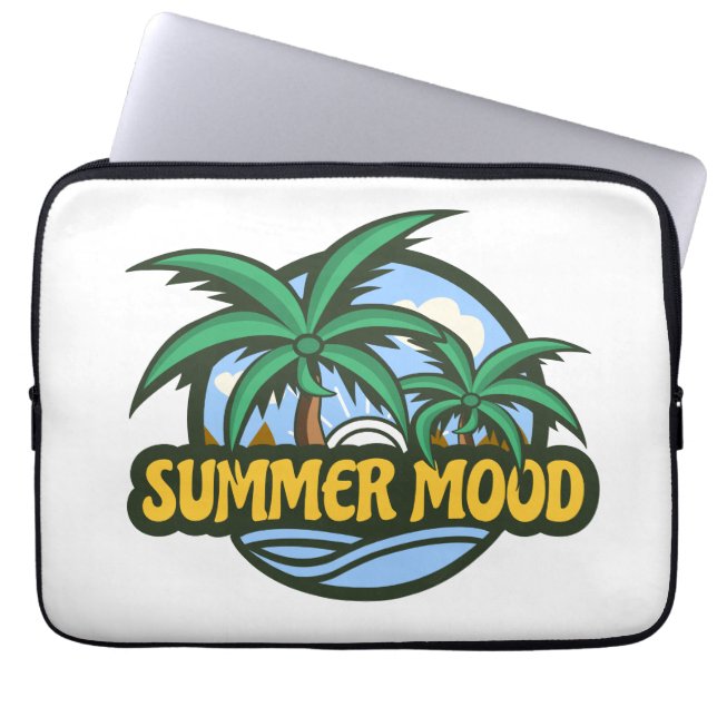 Summer Mood Laptop Sleeve (Voorkant)