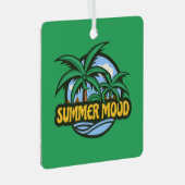 Summer Mood Metalen Ornament (Voorkant Rechts)