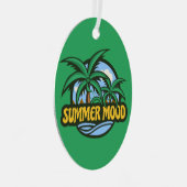 Summer Mood Metalen Ornament (Voorkant Rechts)