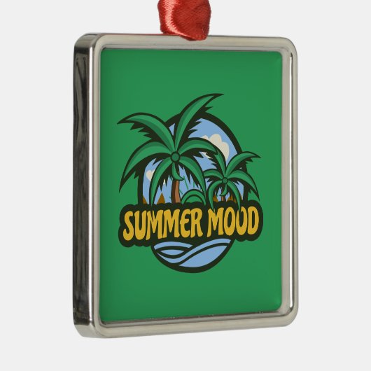 Summer Mood Metalen Ornament (Rechts)