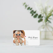 Summer Mood Mode Event Planner QR-code Visitekaartje (Staand voorkant)