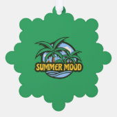 Summer Mood Ornament Kaart (Achterkant)