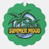 Summer Mood Ornament Kaart (Achterkant)