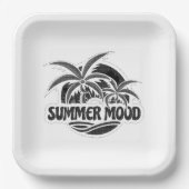 Summer Mood Papieren Bordje (Voorkant)