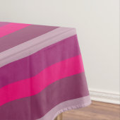 Summer Mood Pink Mauve Paarse Magenta lijnen Tafelkleed (Voorbeeld)