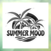 Summer Mood Raamsticker (Vel 3)