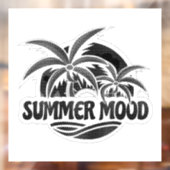 Summer Mood Raamsticker (Vel 2)