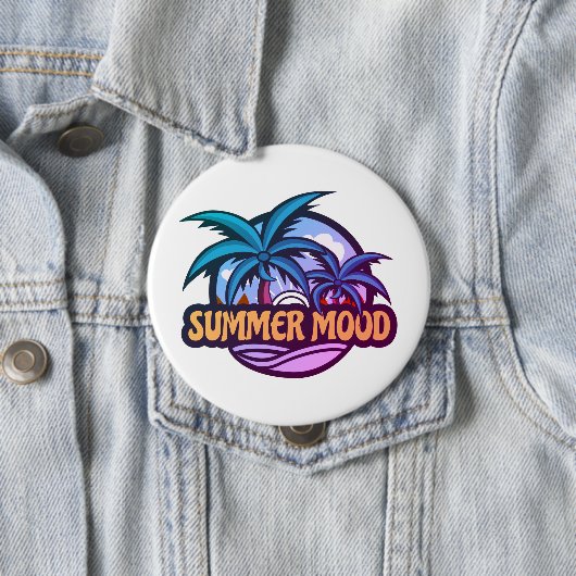 Summer Mood Ronde Button 4,0 Cm (In situ)