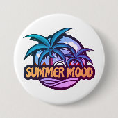 Summer Mood Ronde Button 7,6 Cm (Voorkant)