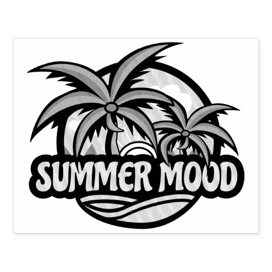 Summer Mood Rubberstempel (Afrduk)