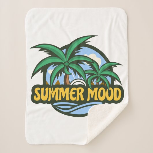 Summer Mood Sherpa Deken (Voorkant)