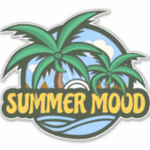 Summer Mood Sticker (Voorkant)