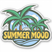 Summer Mood Sticker (Voorkant)