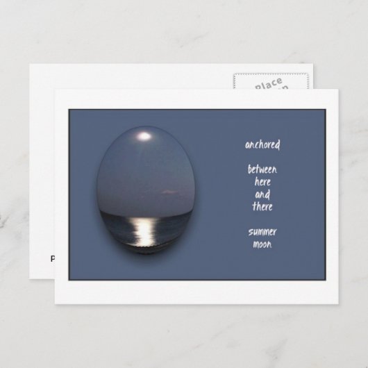 Summer Moon Briefkaart (Voorkant / Achterkant)